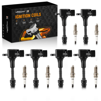 6 X Ignition Coils + 6 X Spark Plugs Set compatible for Nissan Xterra 4.0L 2005-2006 UF355