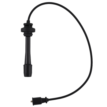 2x Ignition Coil 4x Spark Plug Wires Set compatible for Mazda Protege L4 2.0L 2001-2003