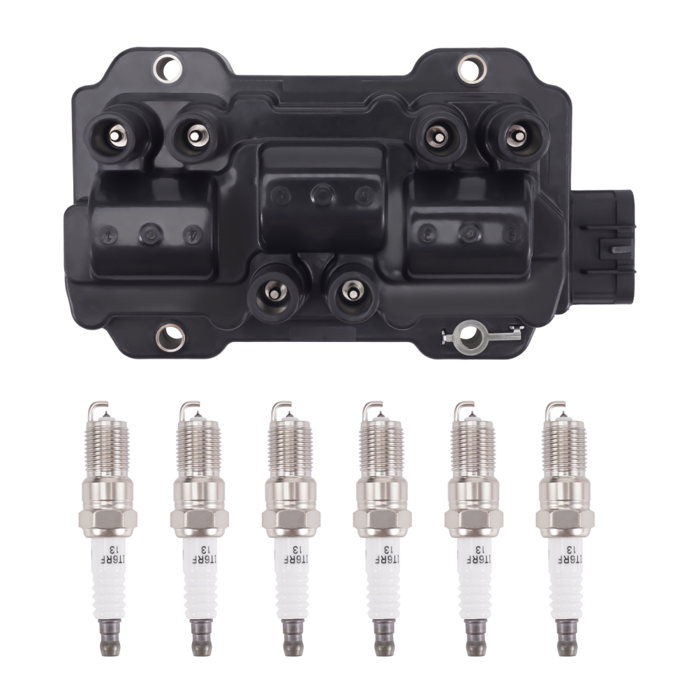 Ignition CoilSpark Plug compatible for Chevrolet Impala compatible for Malibu Uplander 3.5L 3.9L V6