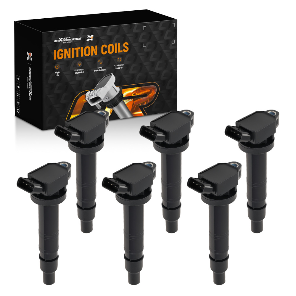 6x Ignition Coil Pack compatible for Toyota 4Runner Tacoma FJ Cruiser 4.0L V6 2003-2015