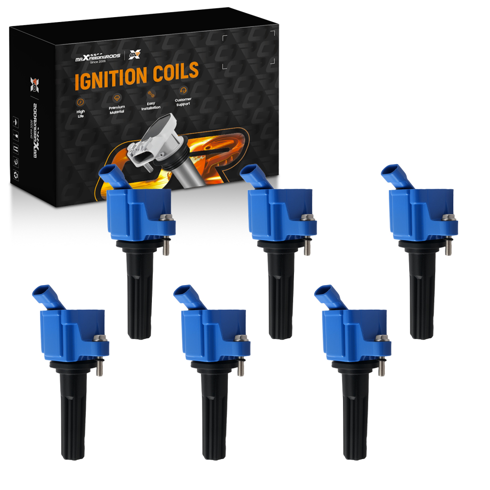 6x Ignition Coil compatible for Chevrolet Colorado Trailblazer compatible for GMC Canyon 2006-2012 UF497