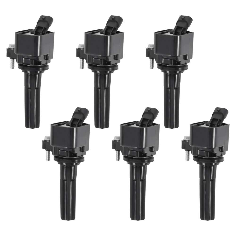 6 Ignition Coils compatible for Chevrolet GMC Isuzu Saab Buick Rainier L6 4.2L 06-07 UF497