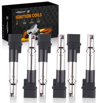 6Pcs Engine Ignition Coil Pack compatible for Audi Q7/Compatible for VW Passat 2006-2008 UF531 C1466