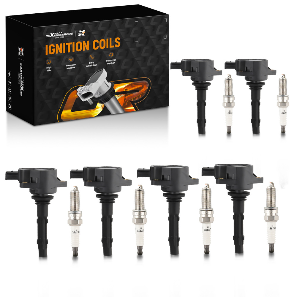 6X Ignition Coil + 6X Spark Plug compatible for Mercedes-Benz CLS550 E550 S550 GL550 UF535