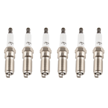 6 Ignition Coil + Spark Plugs compatible for Ford Mazda CX-9 compatible for Lincoln MKT MKS MKX UF553 6509