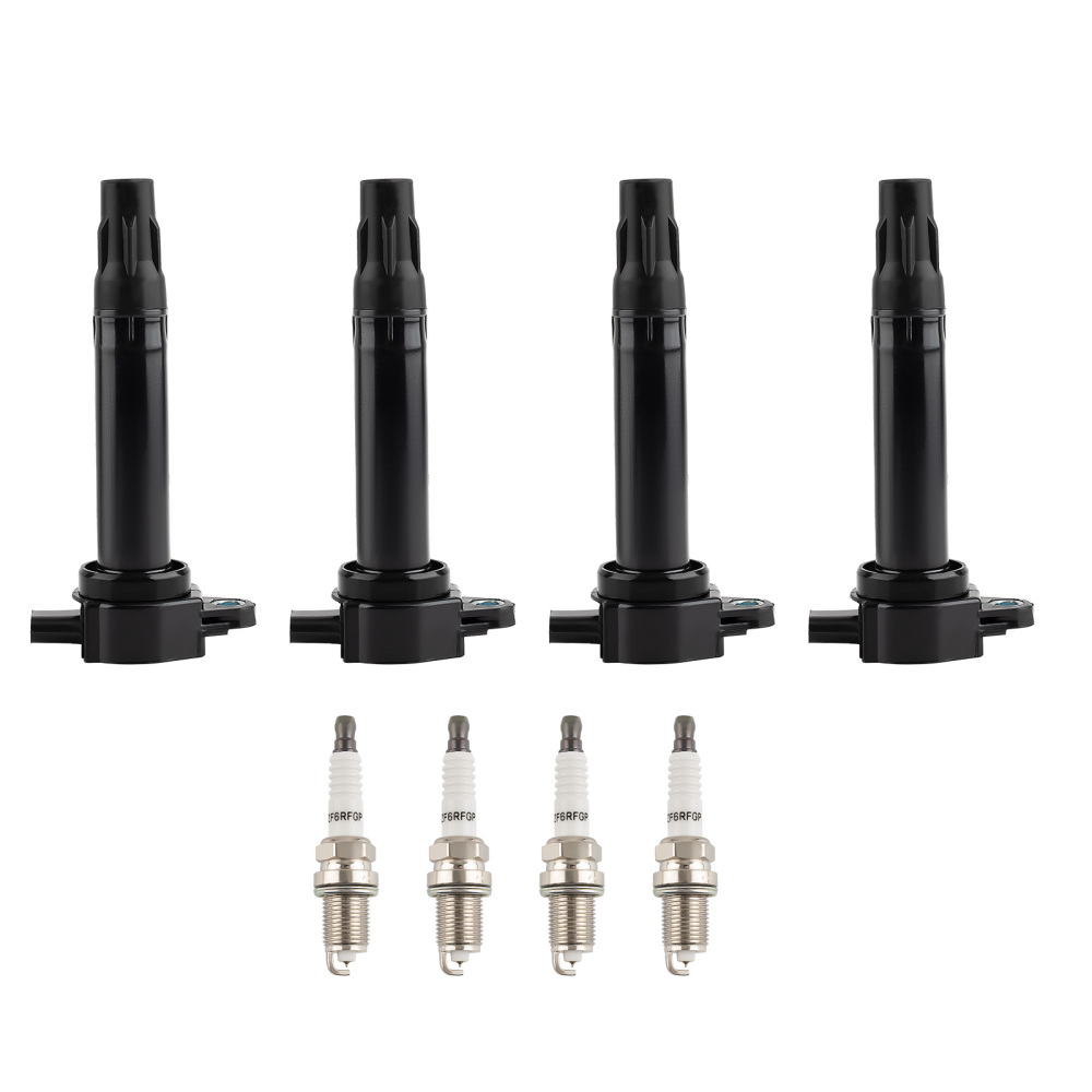 4X Ignition Coil4X Spark Plugs compatible for Dodge Caliber L4 2.4L 2007-2012 UF557 2271