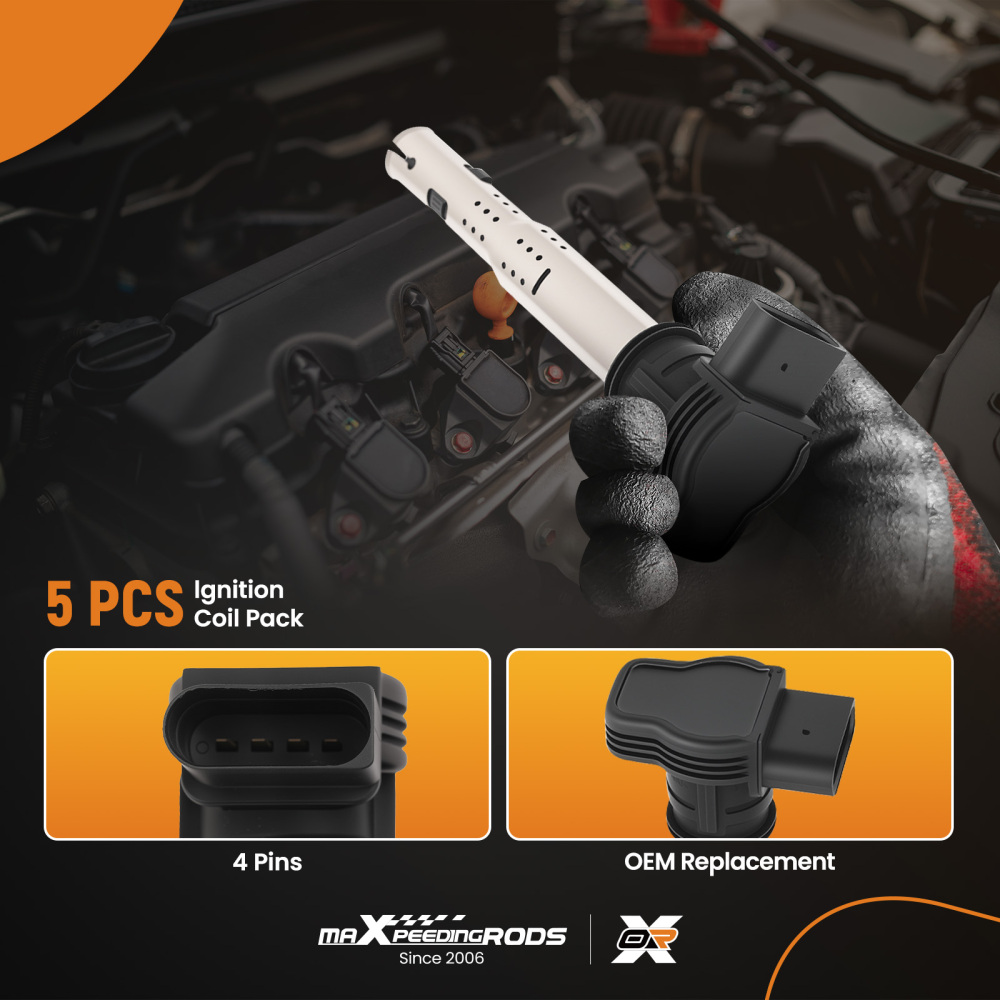Coil Module Kit compatible for VW Beetle GTI Passat 2.0L 07K905715 178-8445