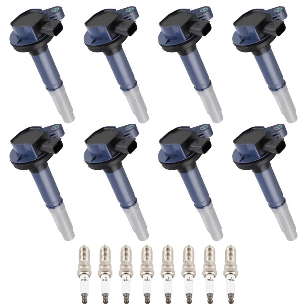 Ignition CoilSpark Plug compatible for Ford Mustang F-150 Truck 2011-2016 5.0L V8