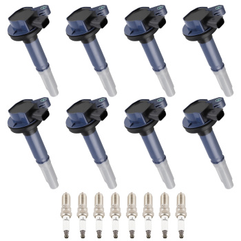 Ignition CoilSpark Plug compatible for Ford Mustang F-150 Truck 2011-2016 5.0L V8