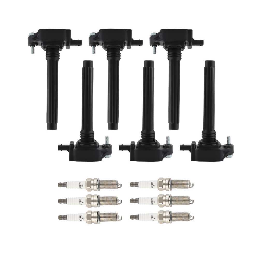 6Ignition Coils + Spark Plugs compatible for Dodge Avenger compatible for Challenger 3.6L V6 2011-2014
