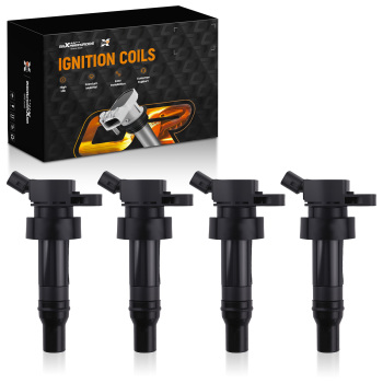4pcs Coil Pack compatible for Hyundai Accent SE GLS GL 2012-2020 UF652 Electronic
