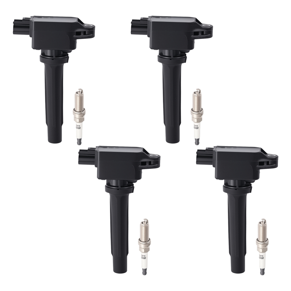 4x Ignition CoilSpark Plug compatible for Mazda 3/6/CX-5 2.0L 2.5L 2012-2022 UF656