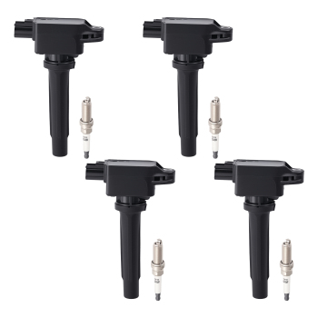 4x Ignition CoilSpark Plug compatible for Mazda 3/6/CX-5 2.0L 2.5L 2012-2022 UF656