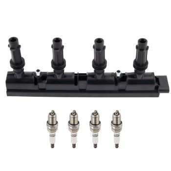 1 Ignition Coil + 4 Spark Plug compatible for Buick Chevrolet Encore Encore Chevrolet UF669