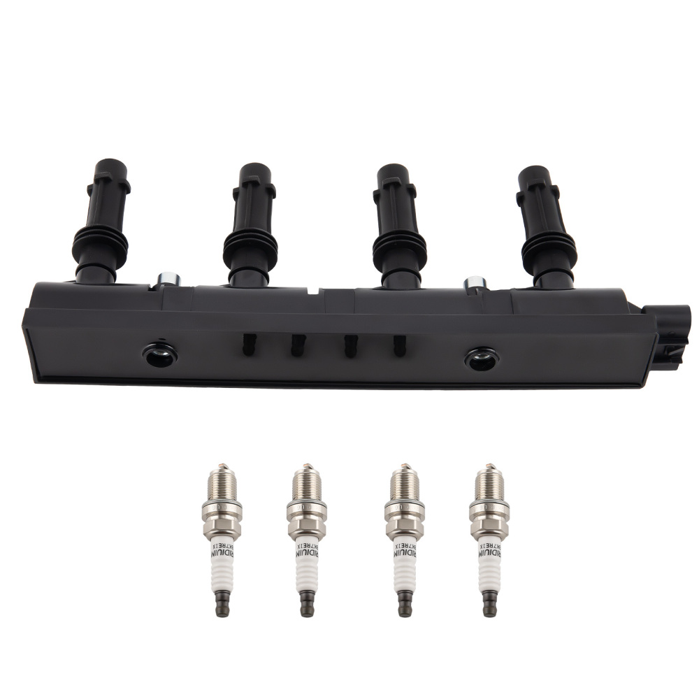 1 Ignition Coil + 4 Spark Plug compatible for Buick Chevrolet Encore Encore Chevrolet UF669