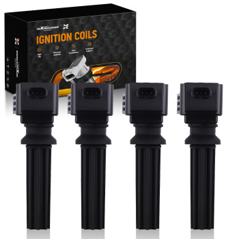 4x Engine Coils compatible for Ford Focus Fusion compatible for Mustang Lincoln MKC 2.0L 2.3L UF670
