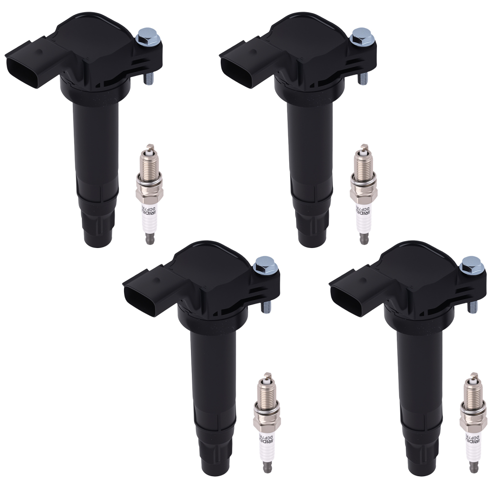 4x Ignition CoilSpark Plug compatible for Chevrolet Spark 1.2L 2013-2015 UF-725 25190788