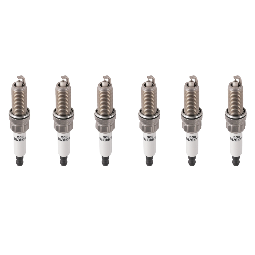 6x Ignition Coil + 6x Spark Plug Set compatible for Mercedes-Benz ML350 W166 3.5L 2012-2015