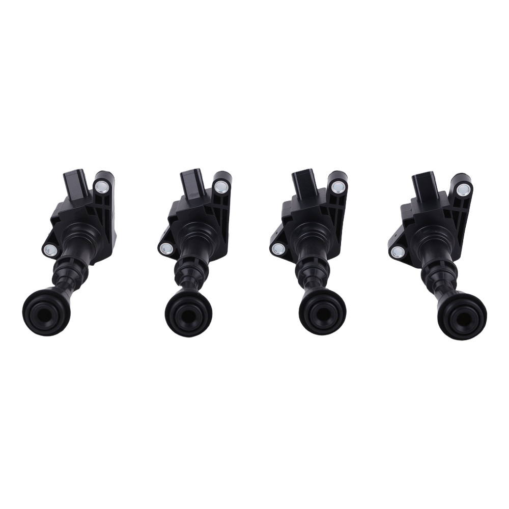 4x Ignition Coil + 4x Spark Plug compatible for Ford Escape 1.5L L4 2017-2019 DS7G12A366BB