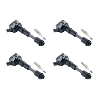 4x Ignition CoilSpark Plug compatible for Volvo S60 S90 V60 XC60 2.0L 2015-2020 UF756