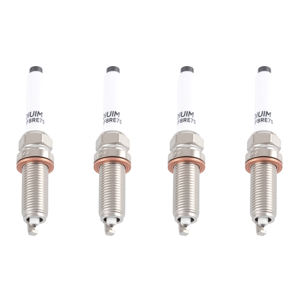 4x Ignition Coil + Spark Plug compatible for Mercedes-Benz C300 C350e W205 2.0L A2749060700