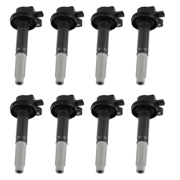 8Pcs Ignition Coil Set compatible for Ford F150 compatible for Mustang V8 5.0L 2016-2018 UF824 Front Mount