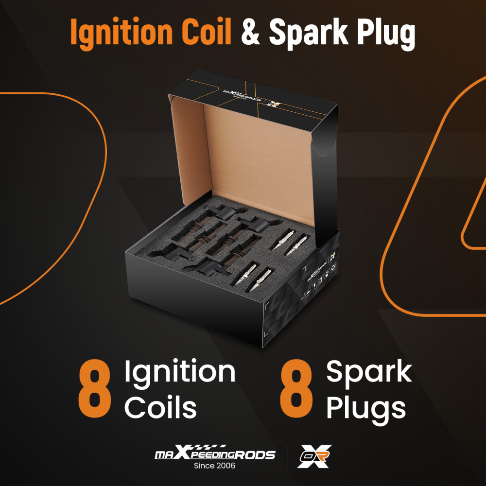 8 Ignition Coils + Spark Plugs compatible for Ford Explorer compatible for Lincoln Navigator compatible for Mercury DG521
