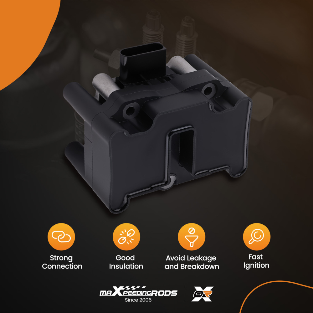 Ignition Coil Assembly compatible for Volkswagen Golf Beetle 2.0L AEG 032905106B 178-8271