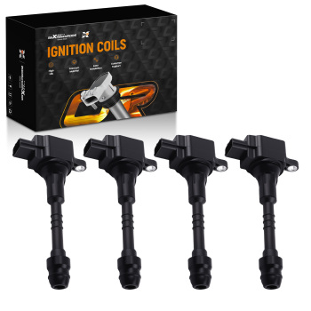 4 Ignition Coil compatible for Nissan Almera/Sentra 1.8L 01-06 22448-6N002 Female Advanced