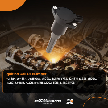 6 Piece Ignition Coil Pack compatible for Jaguar XJS XJ6 4.0L 1995-1996 52-1615 IC325