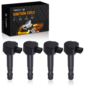 Coil Pack Assembly compatible for Acura MDX compatible for Honda Pilot 3.5L 2001-2008 UF489 Black