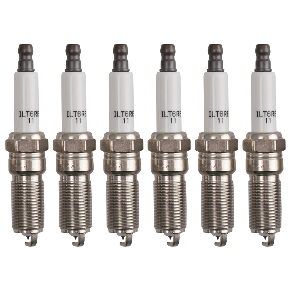Ignition Coil Pack and Iridium Spark Plug Set of 6 compatible for Buick Cadillac Chevy GMC