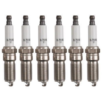 Ignition Coil Pack and Iridium Spark Plug Set of 6 compatible for Buick Cadillac Chevy GMC