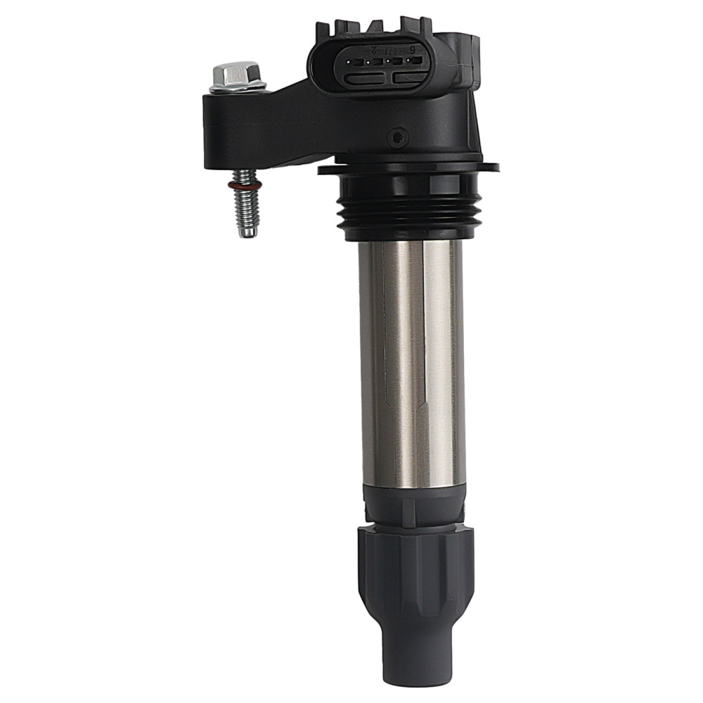 Ignition Coil Pack and Iridium Spark Plug Set of 6 compatible for Buick Cadillac Chevy GMC