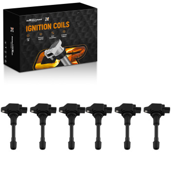 Ignition Coil compatible for Infiniti G37 Q40 V6 3.7L UF617 22448EY00A GN10430 6Pcs
