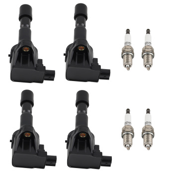 4 Ignition CoilsIridium Spark Plugs compatible for Honda CR-Z L4 Electric / Gas 11-2016