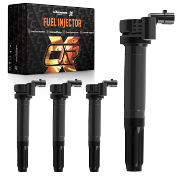 4pcs Ignition Coil for 2012-2017 compatible for Fiat 500 1.4L 178-8554 GN10737 IC752 48769