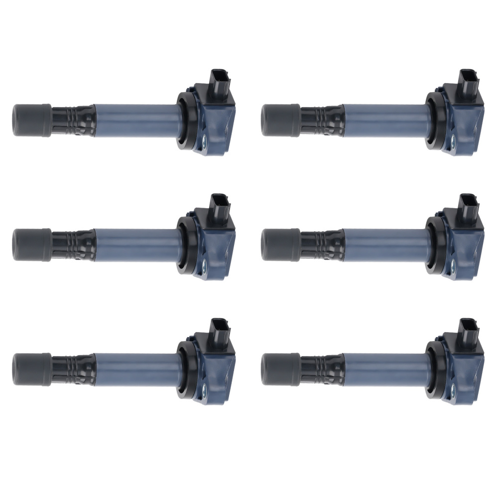 Set of 6 Ignition + Spark Plug compatible for Honda Ridgeline compatible for Acura RDX 3.5L 2016-2018UF713