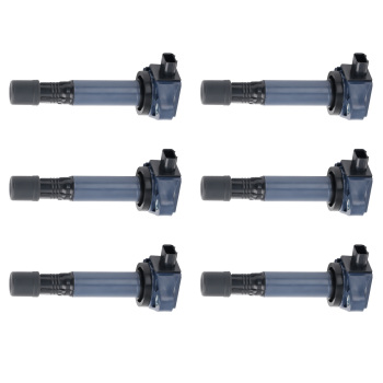 Set of 6 Ignition + Spark Plug compatible for Honda Ridgeline compatible for Acura RDX 3.5L 2016-2018UF713