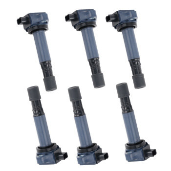Set of 6 Ignition + Spark Plug compatible for Honda Ridgeline compatible for Acura RDX 3.5L 2016-2018UF713