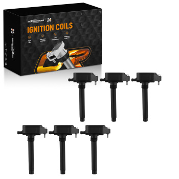6PC Ignition Coil compatible for Jeep Grand Cherokee 2016-2024 V6 3.6L 68223569AB