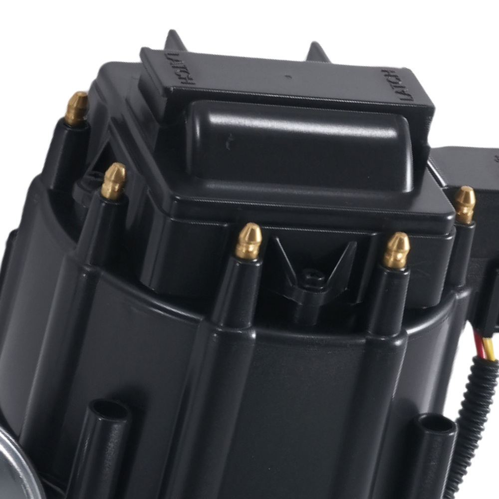 SBC HEI Ignition Distributor Black compatible for Chevy 283 305 327 350 400 Small Block