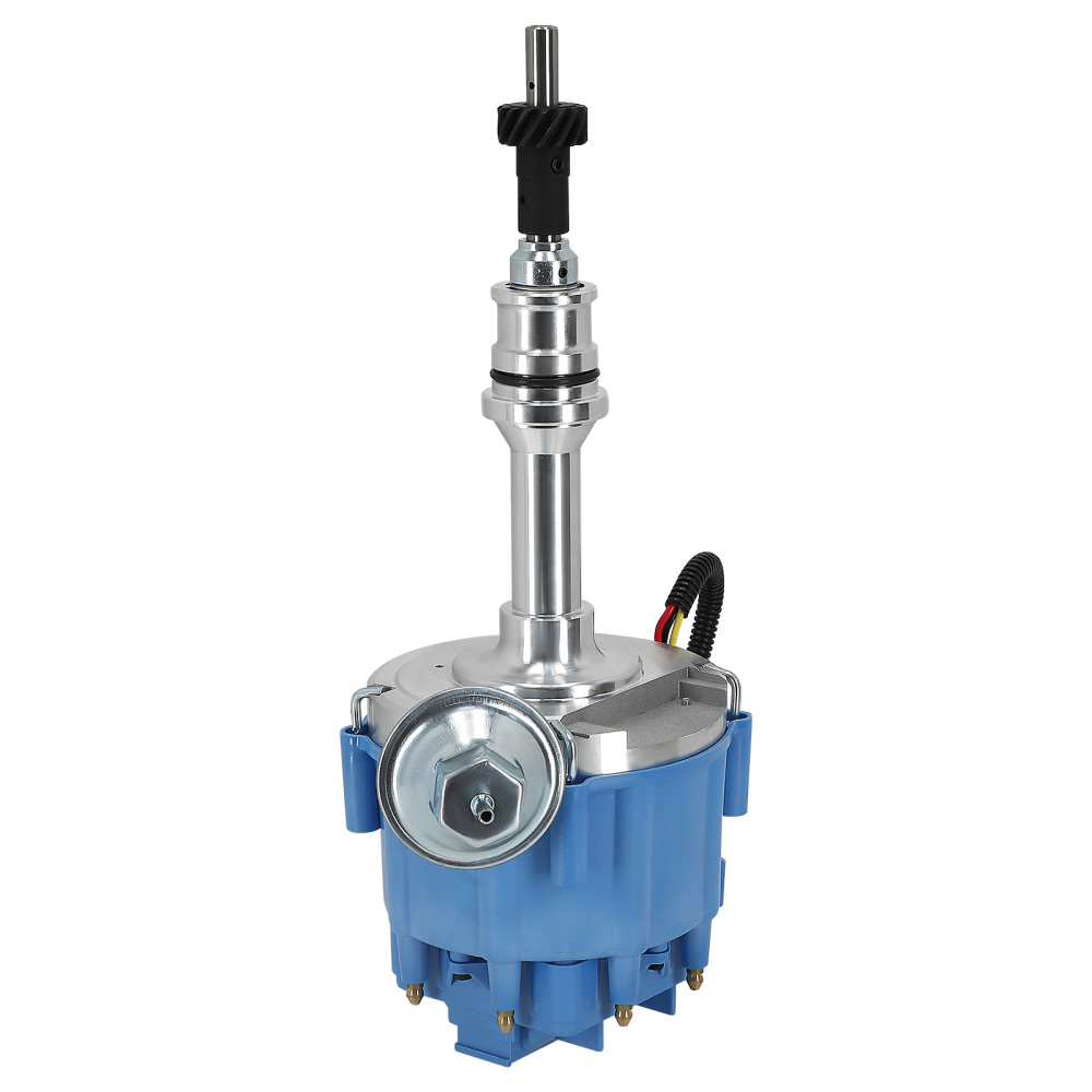 HEI Blue Cap Distributor 65K Coil compatible for Ford Windsor Small Block 221 260 289 302