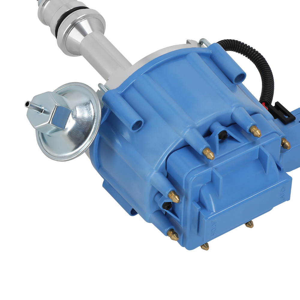 HEI Blue Cap Distributor 65K Coil compatible for Ford Windsor Small Block 221 260 289 302