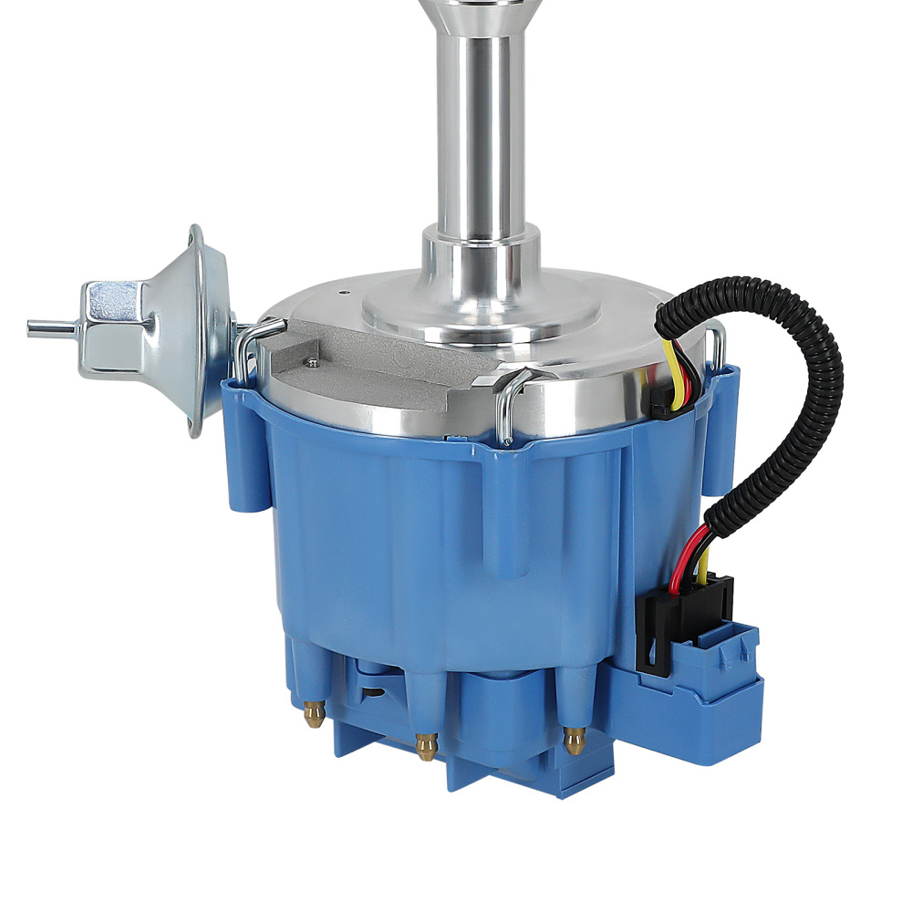 HEI Blue Cap Distributor 65K Coil compatible for Ford Windsor Small Block 221 260 289 302