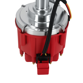 Distributor Red 65k Volt Coil compatible for JEEP CJ5 CJ7 304 360 401 V-8 HEI@C6BW