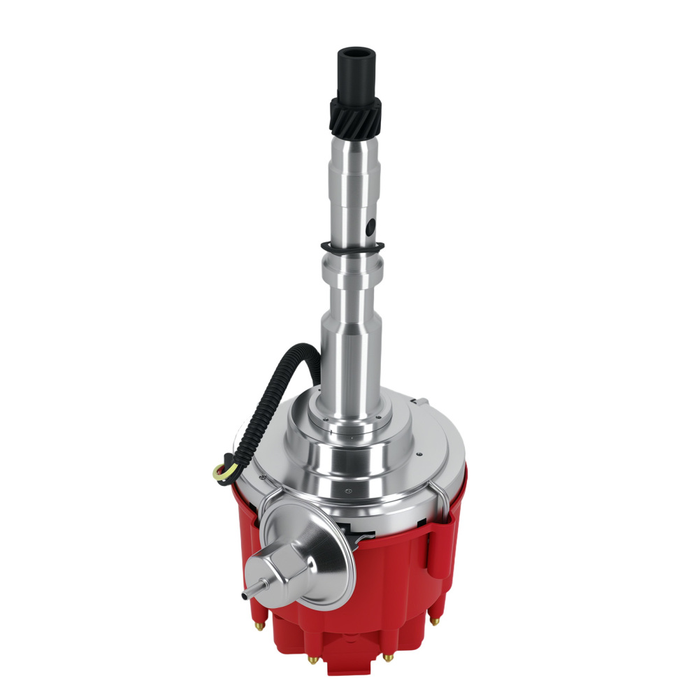 Distributor Red 65k Volt Coil compatible for JEEP CJ5 CJ7 304 360 401 V-8 HEI@C6BW