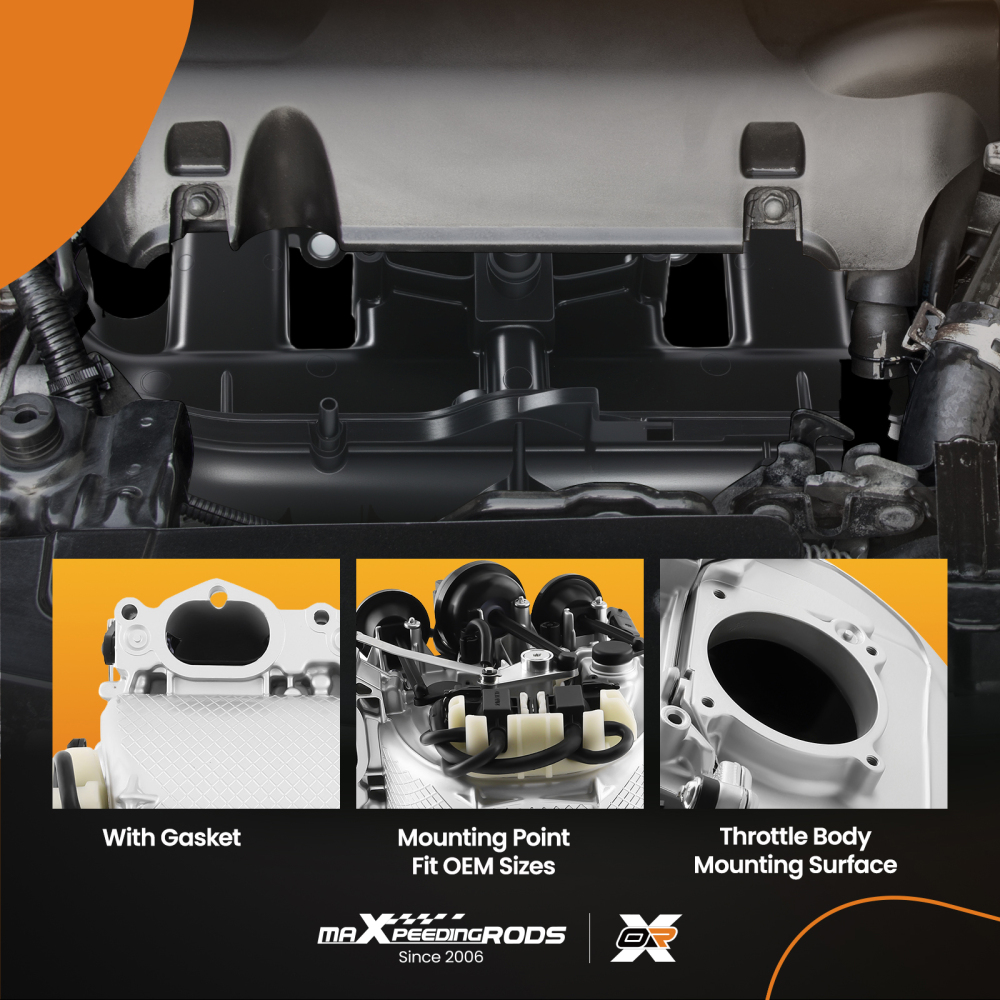 Intake Manifold compatible for Mercedes-Benz C230 C280 C300 CLK350 SLK350 ML350 2721402401