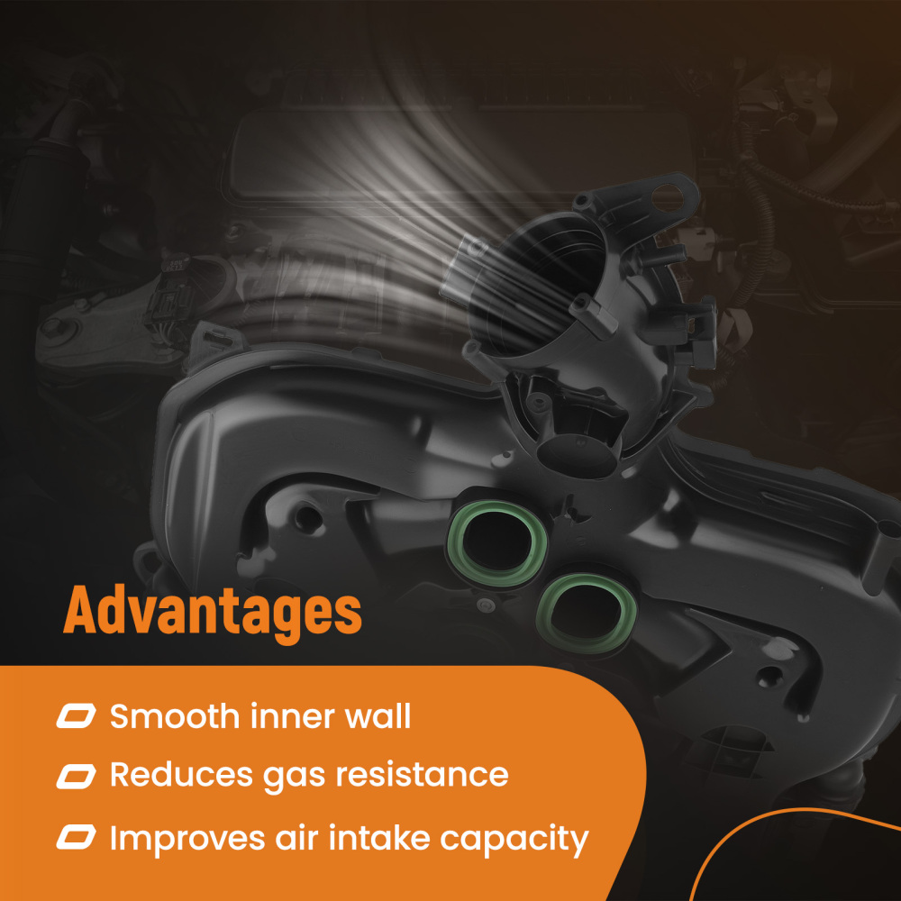 Intake Manifold compatible for Mercedes Benz SLK350 R350 ML350 E350 E400 3.0 3.5 2761402601