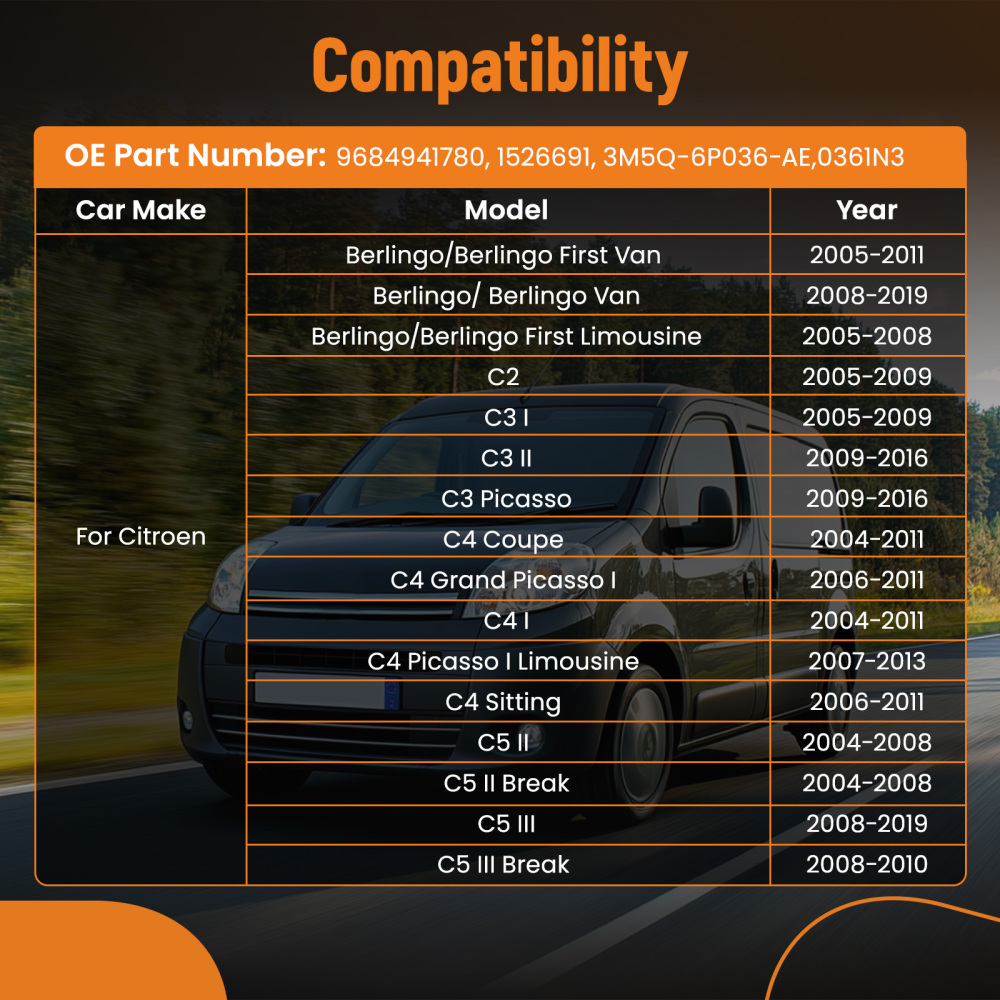 Colector de admisión de aire compatible para Citroën Xsara C2 C3 C4 compatible para Peugeot Partner 1526691